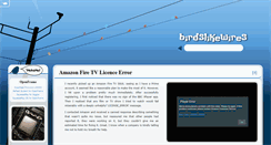 Desktop Screenshot of birdslikewires.co.uk