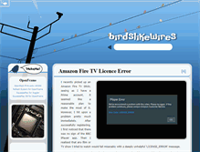 Tablet Screenshot of birdslikewires.co.uk